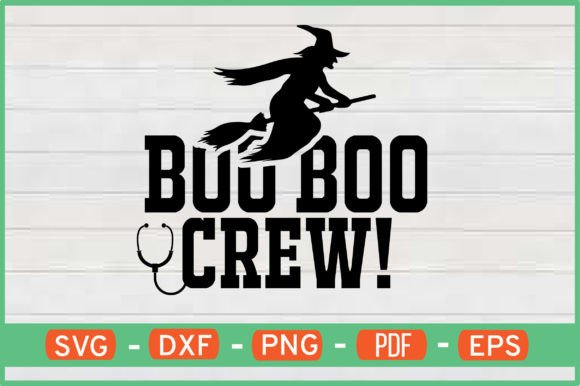 Boo Boo Crew SVG Graphics for Craft Projects