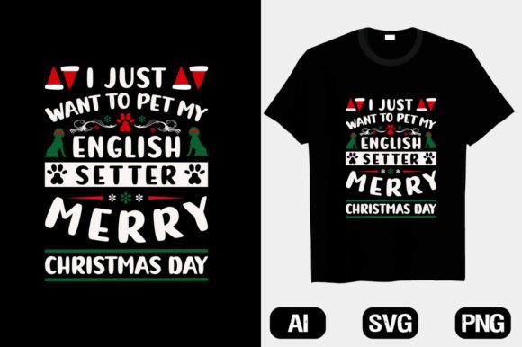 Christmas Dog T-shirt Designs Voll 16 Graphics & T-Shirt