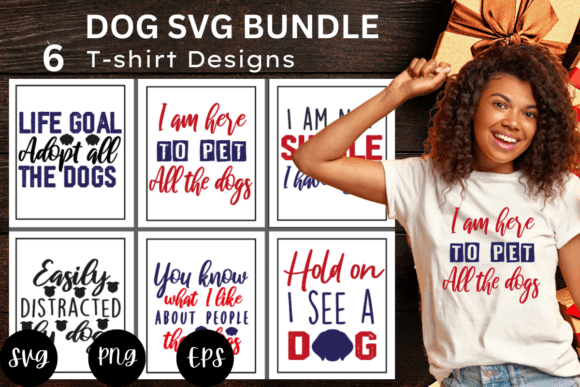 DOG SVGs T-Shirt Designs Graphics Bundle Review