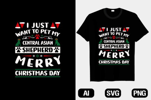 Merry Christmas Dog Graphics for T-Shirt Designs Review