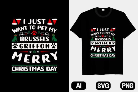 Merry Christmas Dog T-shirt Designs V 19: Graphics Review