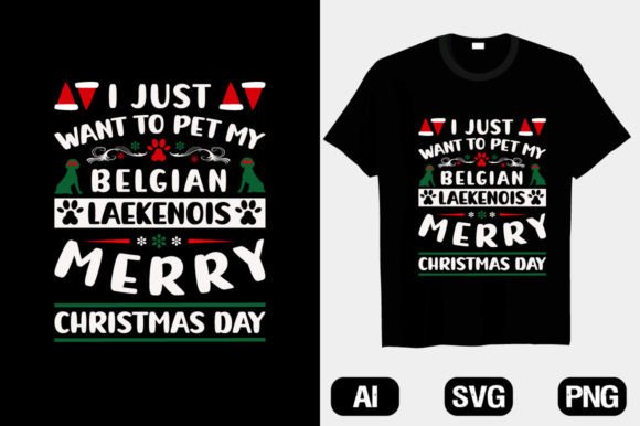 Merry Christmas Dog T-shirt Designs V 9 Graphics Review