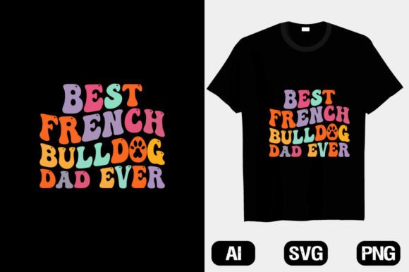 Retro Wavy Dog Graphics for T-Shirt Designs